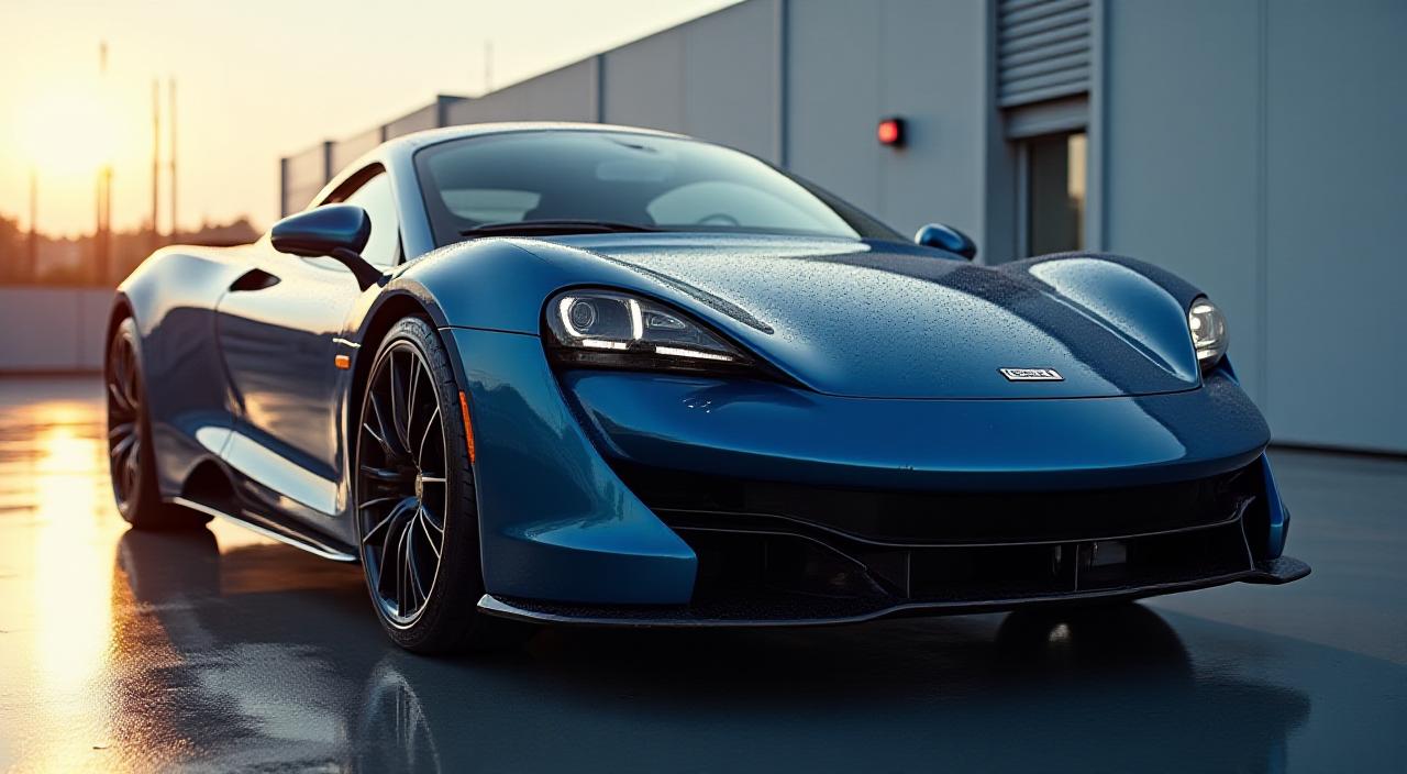 Prémiově umytý sportovní vůz